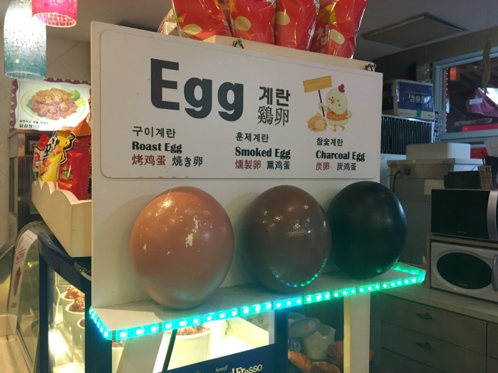 The different types of eggs