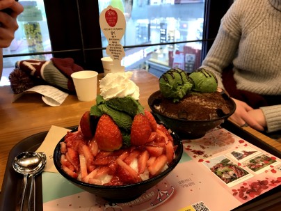 Bingsu at Korean Dessert Cafe